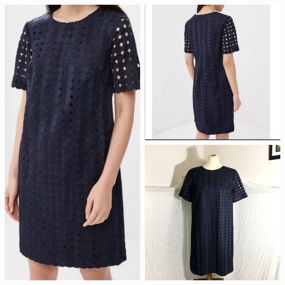 Banana Republic Navy Cut Out Dress Size 12